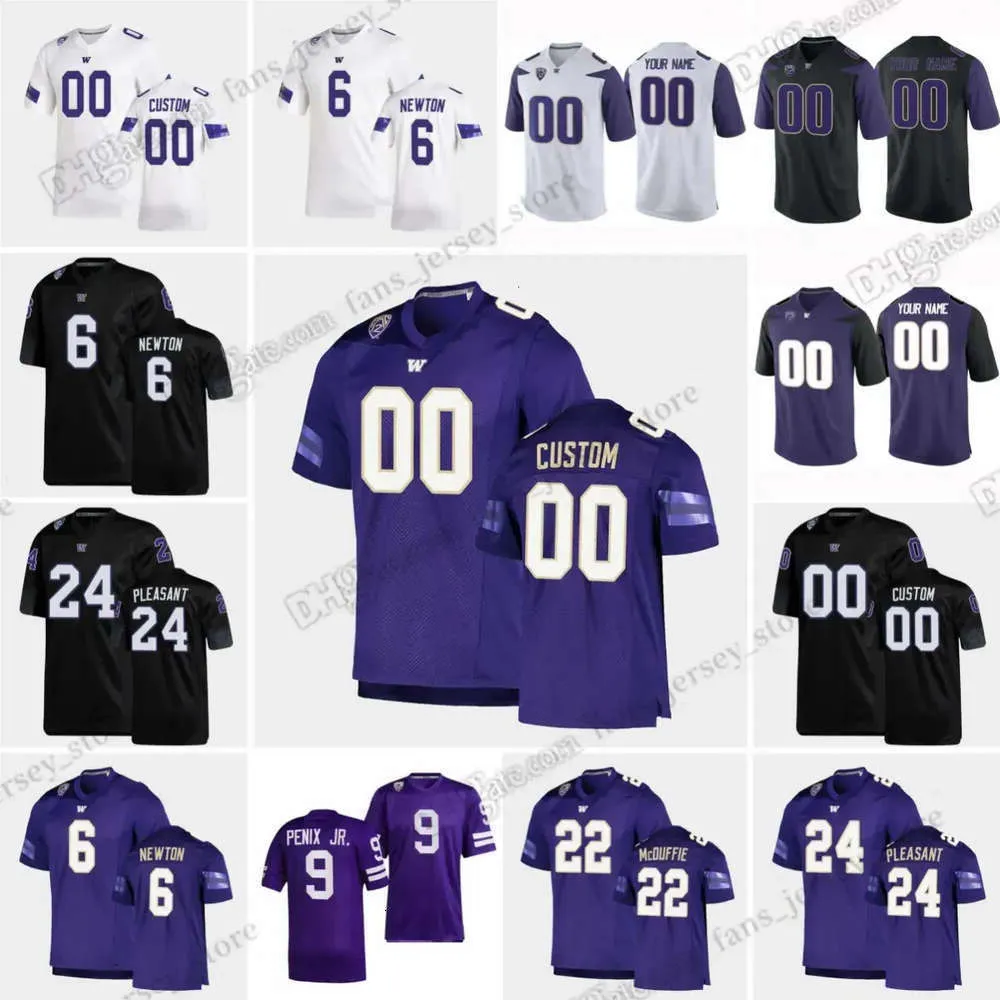 S-6Xl NCAA Washington Huskies College Football Jersey Gordon Browning Penix Jr. Ross Onwuzurike Tupuola-Fetui Ulofoshio Custom Men Youth 37