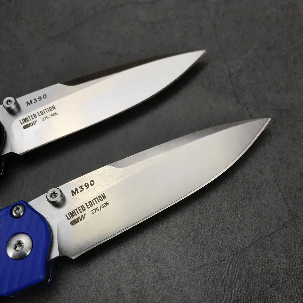 Couteau de chasse pliant de poche BM Valet 485, lame à pointe tombante, manche en polyamide renforcé de fibre de verre, couteaux de poche d'extérieur, confortable à transporter dans un pantalon