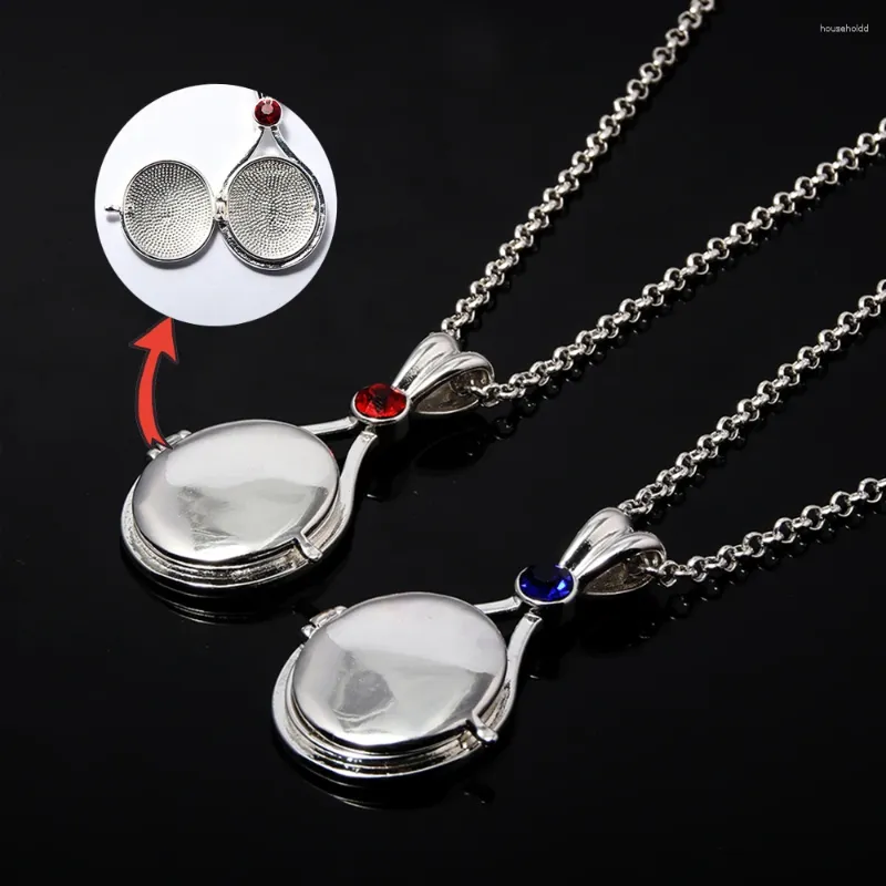 Pendant Necklaces TV H2O Just Add Water Necklace Mermaid Shell Can Open Locket For Women Men Choker Cosplay Jewelry Gift