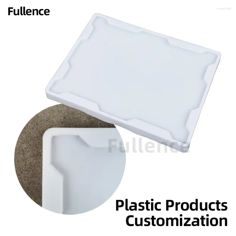 Gift Wrap Vacuum Forming White Cover Custom ABS PS PP Clear Tray Blister Clamshell Packaging Customized Thermoformed Turnover