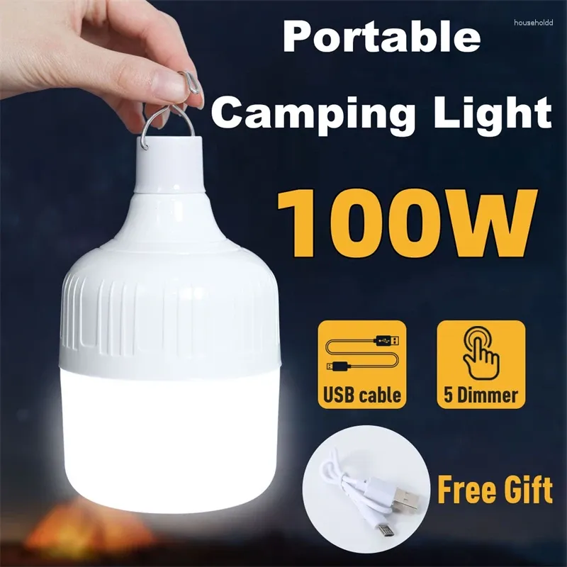 Przenośne latarnie LED Camping Light ACKARGATEM CEŁKA 20 W 40W 80W 100W LAMPA AWARYJNE