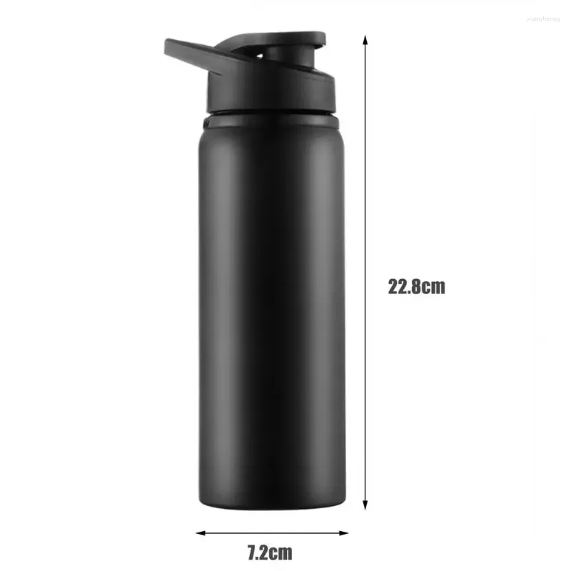 Bottiglie d'acqua Bollitore da 700 ml Bottiglia sportiva portatile per uso alimentare Durevole per fitness Fornitura per esterni