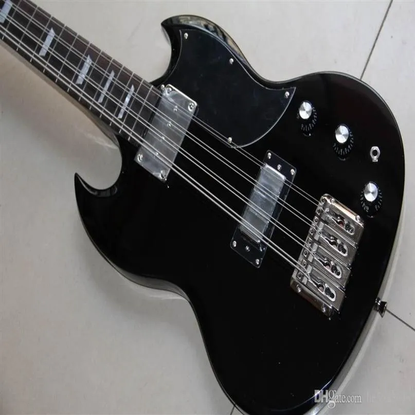 Whole new arrival electric bass guitar 8-string in black 130309 top quality323g