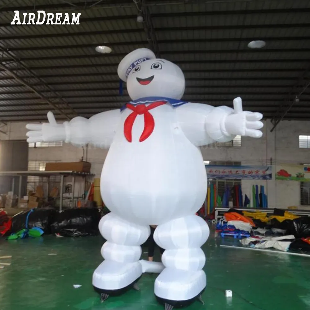 wholesale Éclairage Ghostbusters Stay Puft Homme de guimauve gonflable pour la publicité 001