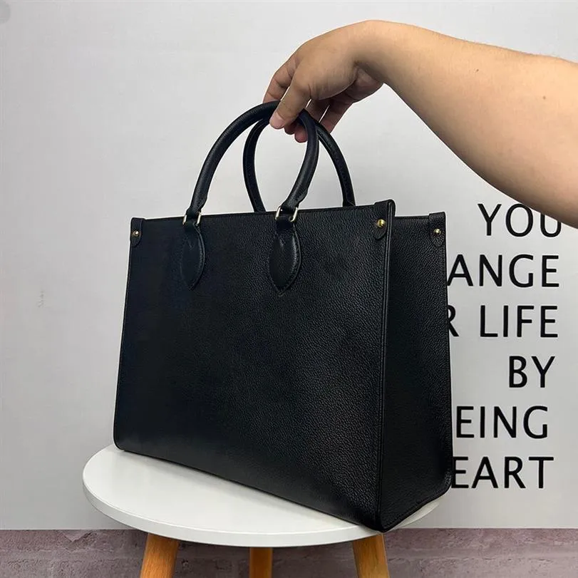 Projektantka torba na tote 10A jakość lustra oryginalne skórzane torebki na ramię damskie torby na zakupy z pudełkiem L005287F