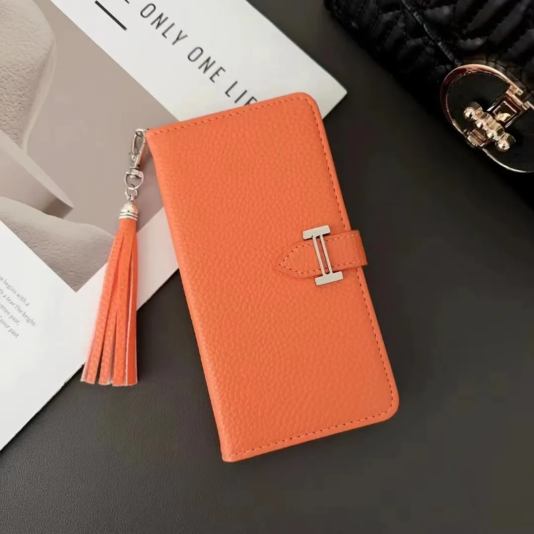 Beautiful Phone Cases for iPhone 15 14 Pro Max Designer Wallet Card Slot BrandH Hi Quality Purse 18 17 16 15pro 14pro 13pro 12pro 13 12 11 X XS Plus With Logo Packing