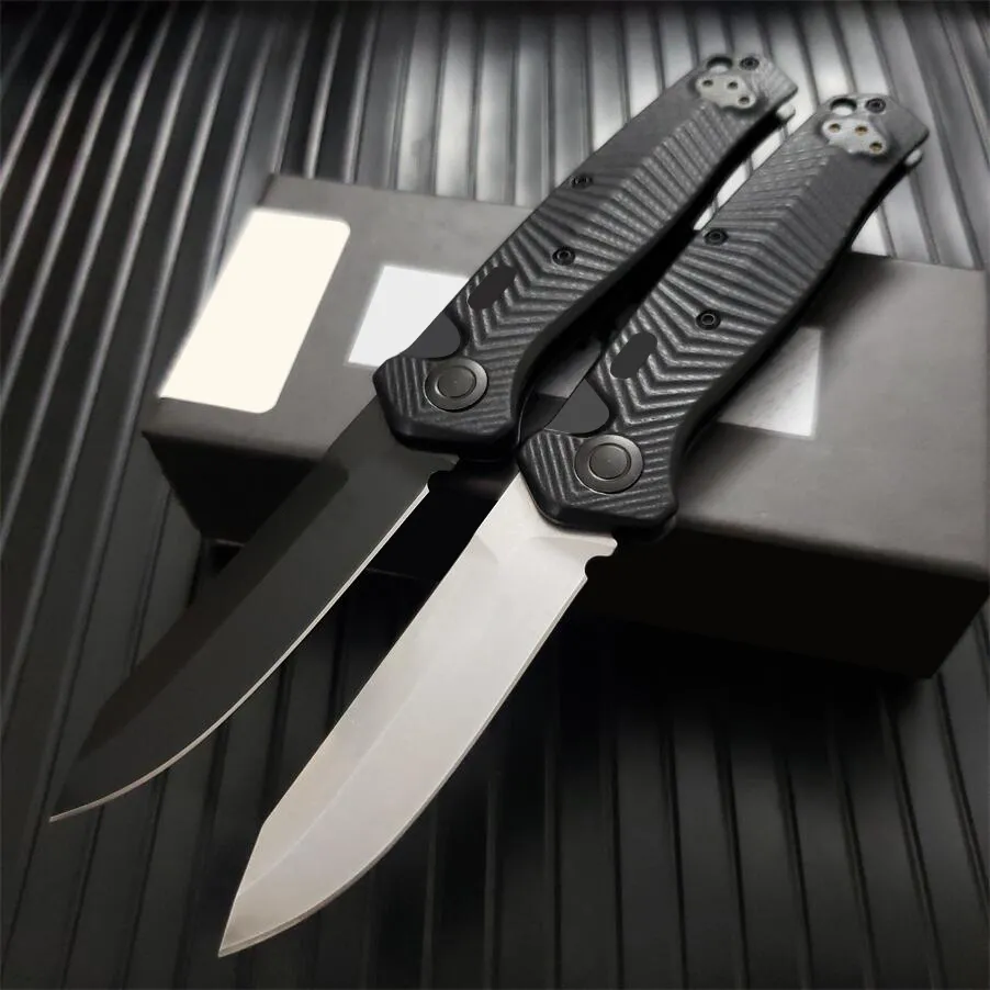 8551/8551BK Auto Mediator Folding Knife 3.30 "S90V Plain Blade G10 Handtag Pocket Knives Outdoor Camping Hunting Tactical EDC Tools