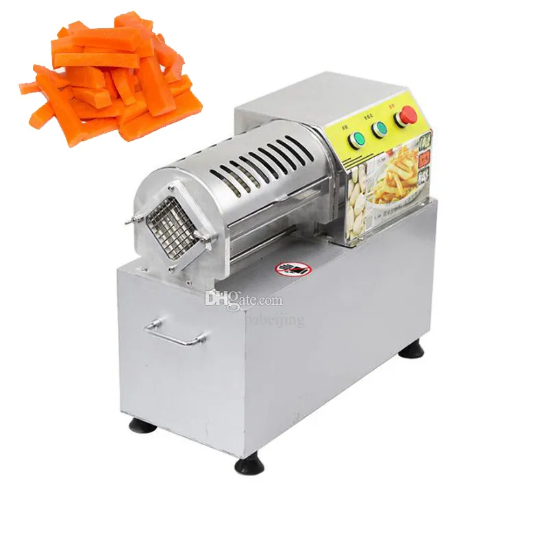 Máquina elétrica de corte de batatas fritas, comercial, cortador de tiras de vegetais, triturador de batatas, multifuncional, máquina de batatas fritas