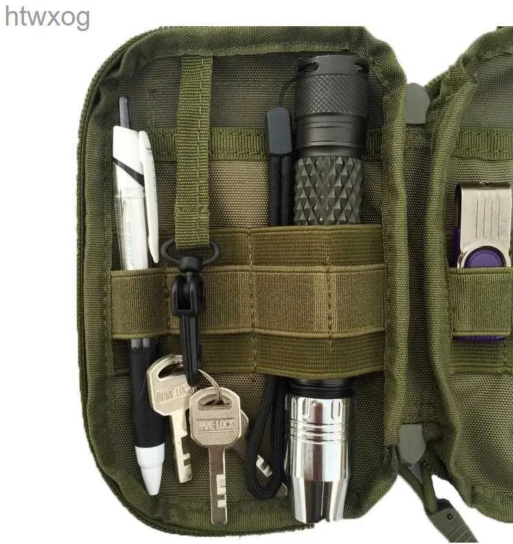 Cell Phone Pouches Outdoor Multifunctional EDC Accessory Bag Molle Undershirt Hanging Bag Casual Sports Organizer Phone Waist Bag YQ240131