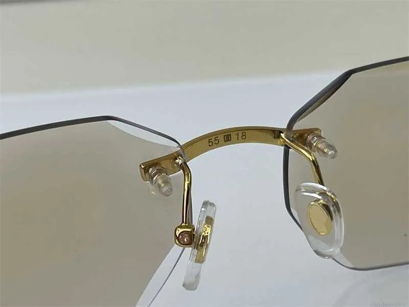 Okulary przeciwsłoneczne projektant okularów przeciwsłonecznych Mężczyźni szklanki pochromic Mash Mash Bezdroczny w stylu Diamentowy soczewki Man Vintage Retro Designers Bezprzewał o przeciwsłonerze Kobieta Rama 0103