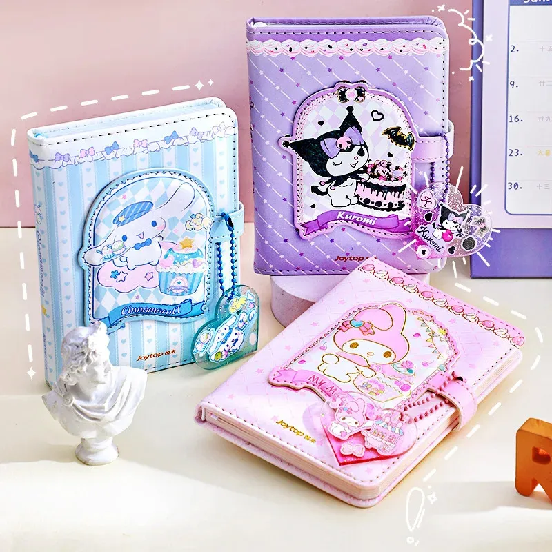 Sanrio cahier Gel stylo cannelle bloc-notes quotidien hebdomadaire Agenda planification papeterie ensemble bureau fournitures scolaires 240127