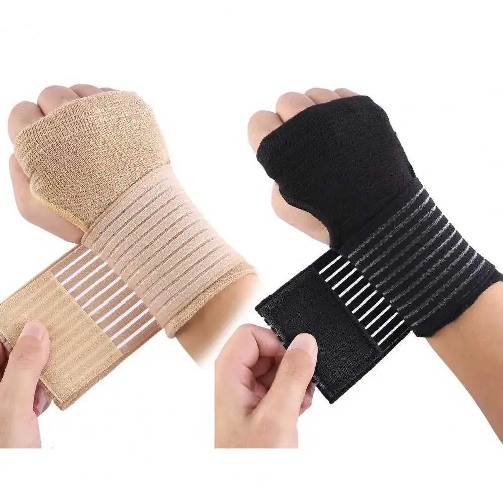 Wsparcie nadgarstka 1 para elastyczna bandaż Obraz nadgarstka Wsparcie Arthritis Strefting Paspla Chaźnia Cragcjona Ręka Hand Brace Akcesoria