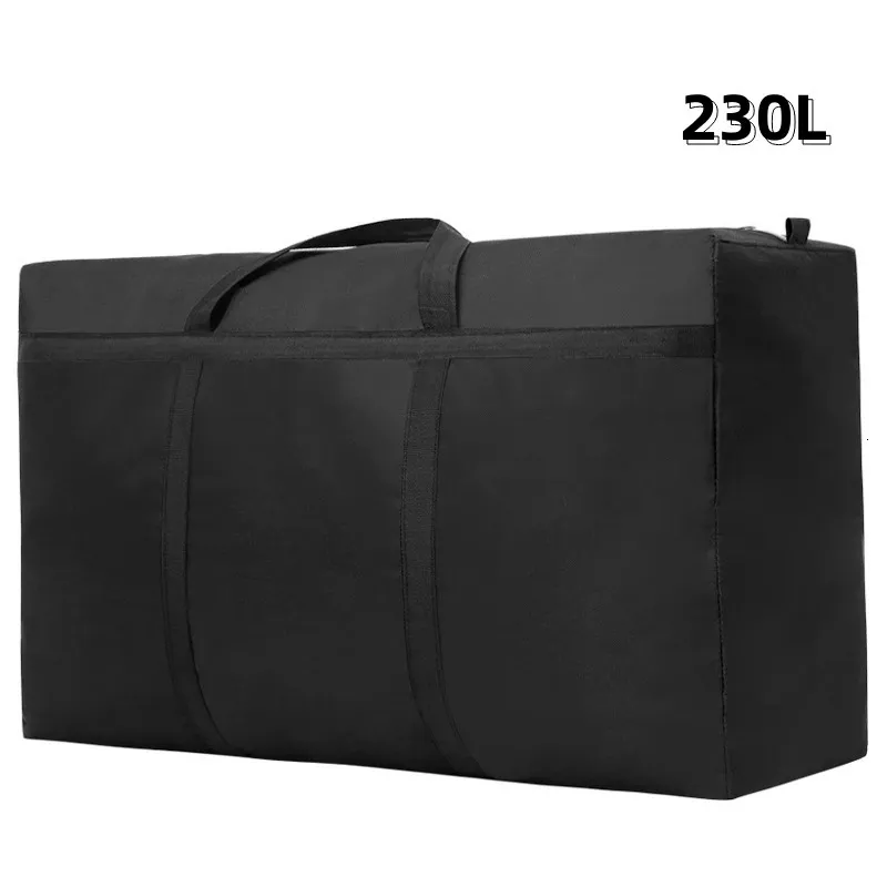 Sac de bagage à main pliable en tissu Oxford pour hommes sacs de rangement de vêtements de voyage portables de grande capacité sac de déménagement unisexe à fermeture éclair 240119