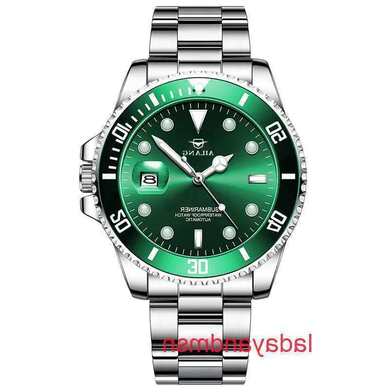ZF Factory Made Designer Roless Brand watch Swiss Top Laborer Mens Watch Ultrathin Fully Automatic Mechanical Green Water Ghost with original box Q32D