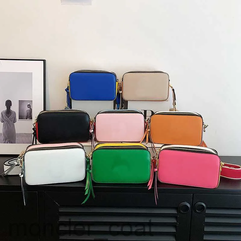 2023 bolsa de designer moda bolsa de ombro crossbody multi-cor bolsa de câmera alça de ombro ajustável e removível sacola