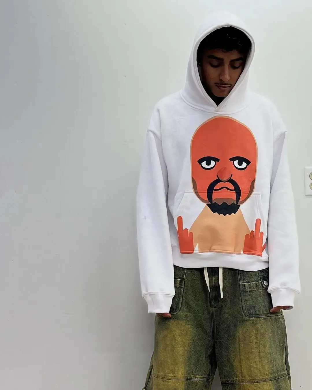 MII Harajuku Grunge Oversized Hoodie Anime Print From Pong02