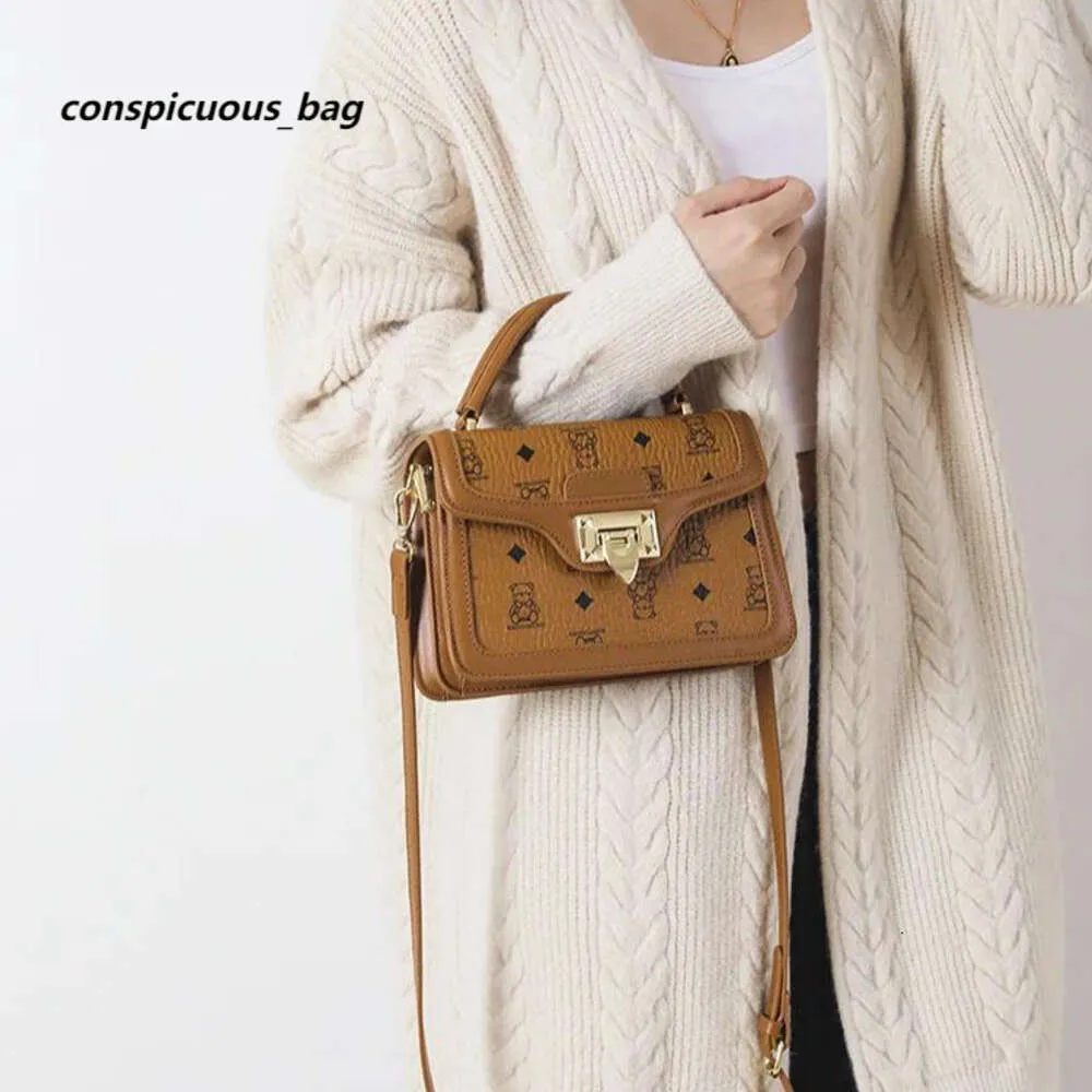 Bolsas de noche Un hombro Crossbody Bolso para mujer Moda Coreana Impreso Lindo Pequeño Cuadrado