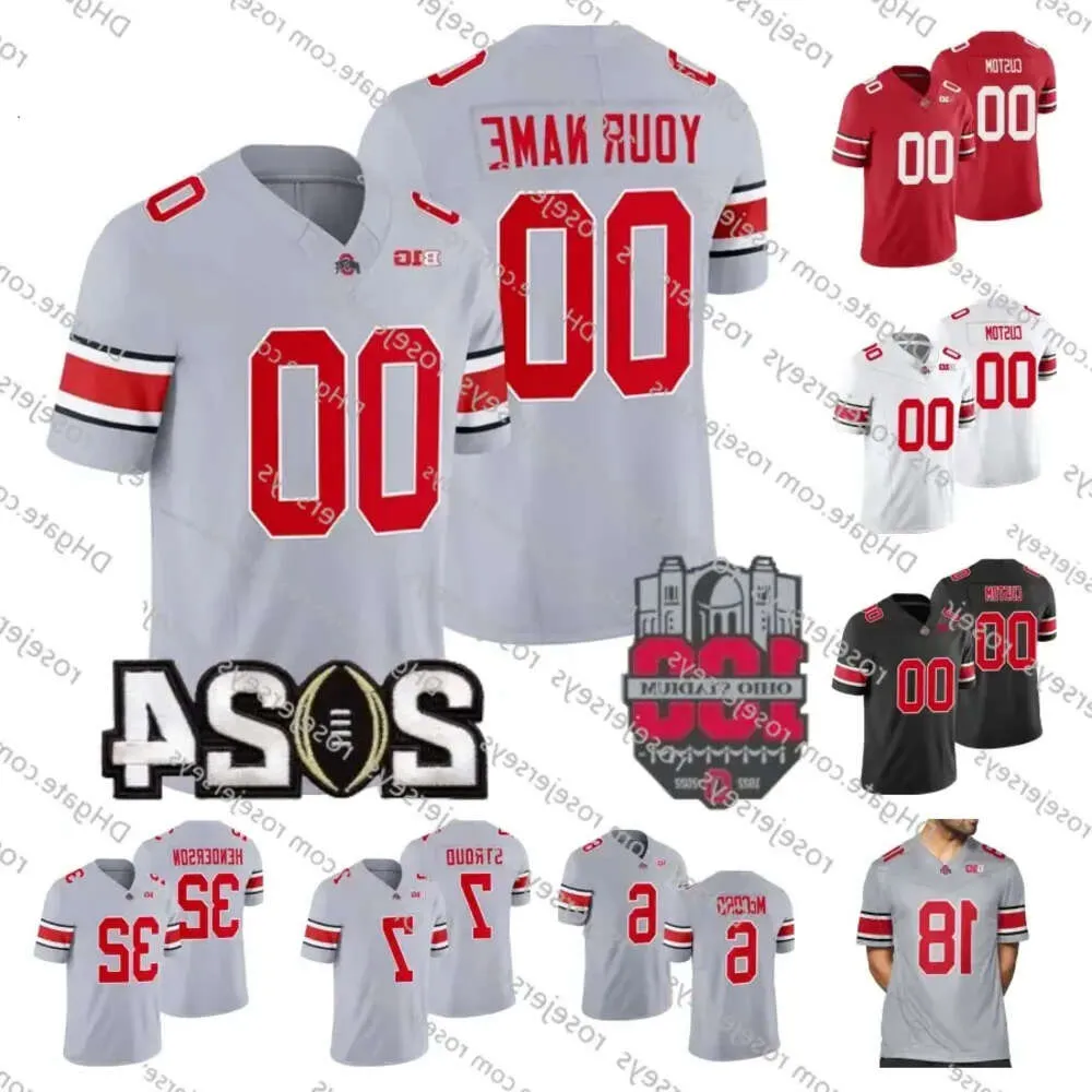 Ohio Custom State Buckeyes Kyle Mccord Miyan Williams Marvin Harrison Jr.