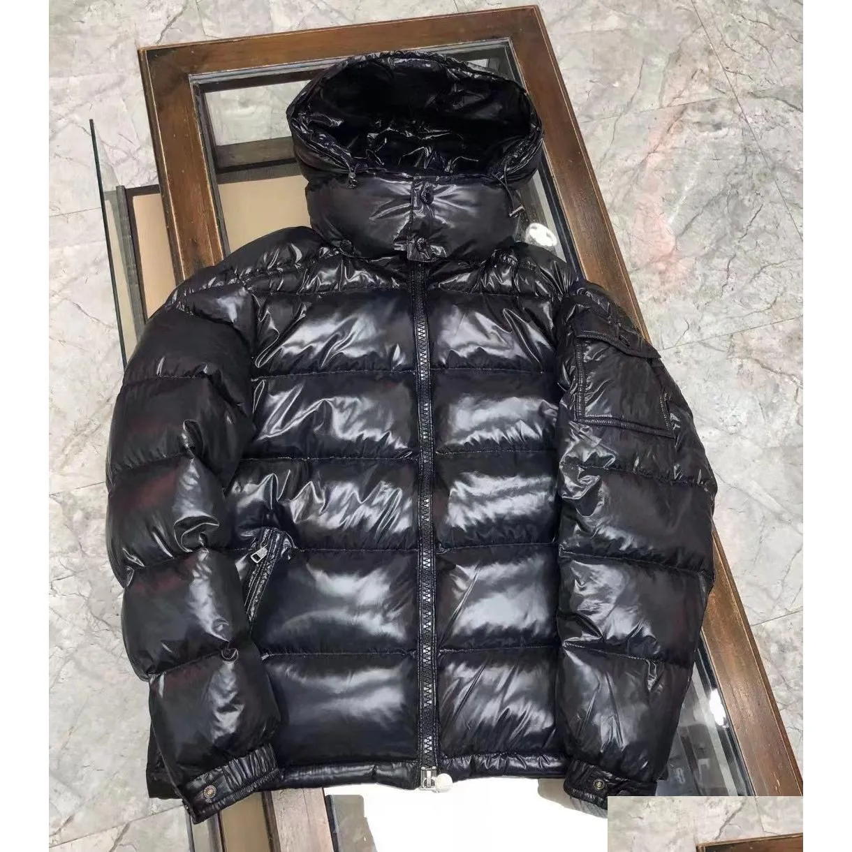 Mens Down Parkas Designers Jackets Men Women Puffer Jacket Classic Pattern Winter Keep Warm Real Feather Outdoor Senior Coats Windproo Otpmv