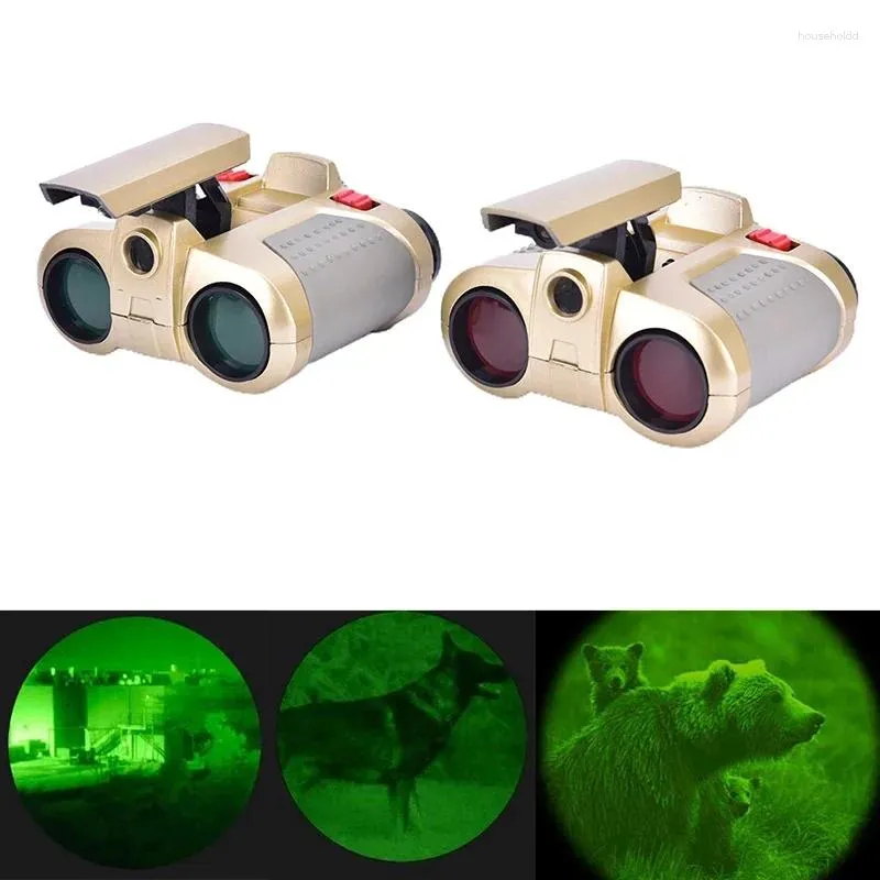 Telescoop 4x30 Verrekijker Met Nachtzicht Pop-up Licht Kinderen Speelgoed Lange Afstand Spy Viewer Outdoor Wildlife leuk Horloge