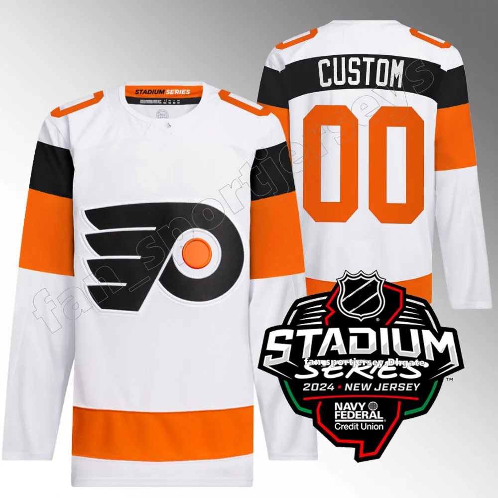 2024 Flyers Stadium Series Jersey Featuring Owen Tippett Travis Konecny Sean Couturier Carter Hart Kevin Hayes Cam York Morgan Frost Tanner Laczynski And Scott Laughton From Fans sportjerseys 13.48 DH...
