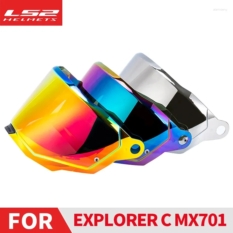 Casques de moto LS2 MX701 EXPLORER C Motocross détachable rallye casque de moto tout-terrain visières de remplacement d'origine lentille de bouclier supplémentaire