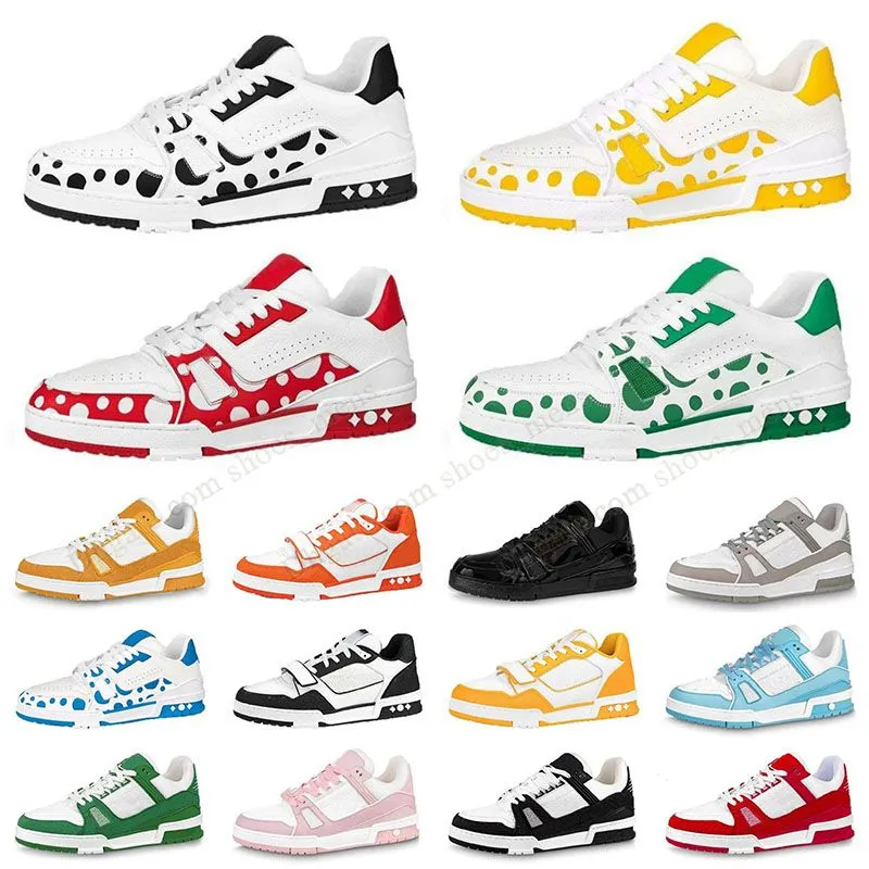 2024 scarpe casual firmate dhgate Sneaker da allenamento in rilievo tripla bianca rosa azzurro Abloh nero verde giallo denim basso Virgil sneakers da uomo scarpe da ginnastica da donna dhgates