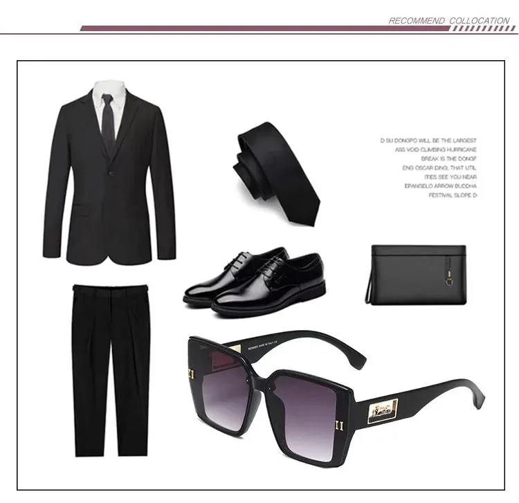 Business Luxury Designer Haute qualité Mode 1709 Lunettes de soleil carrées avec boîte originale Lunettes de soleil de plage de luxe pour hommes et femmes