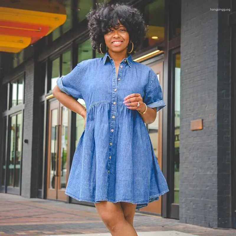 Denim party wear hot sale dress