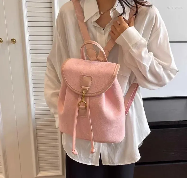 Sacs d'école Ins doux sacs à main décontracté mode coréen japonais Chic tout Match Y2k femmes cartables à la mode Preppy Simple sac à dos pour les étudiants