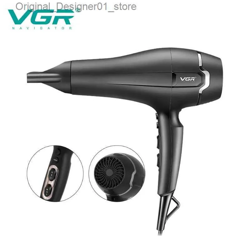 Hair Dryers 1800W High Power Hot And Cold Wind Hair Dryer 3 Gears Temperature Adjustable Blow Dryer Styling Tools For Salons And Household Q240131