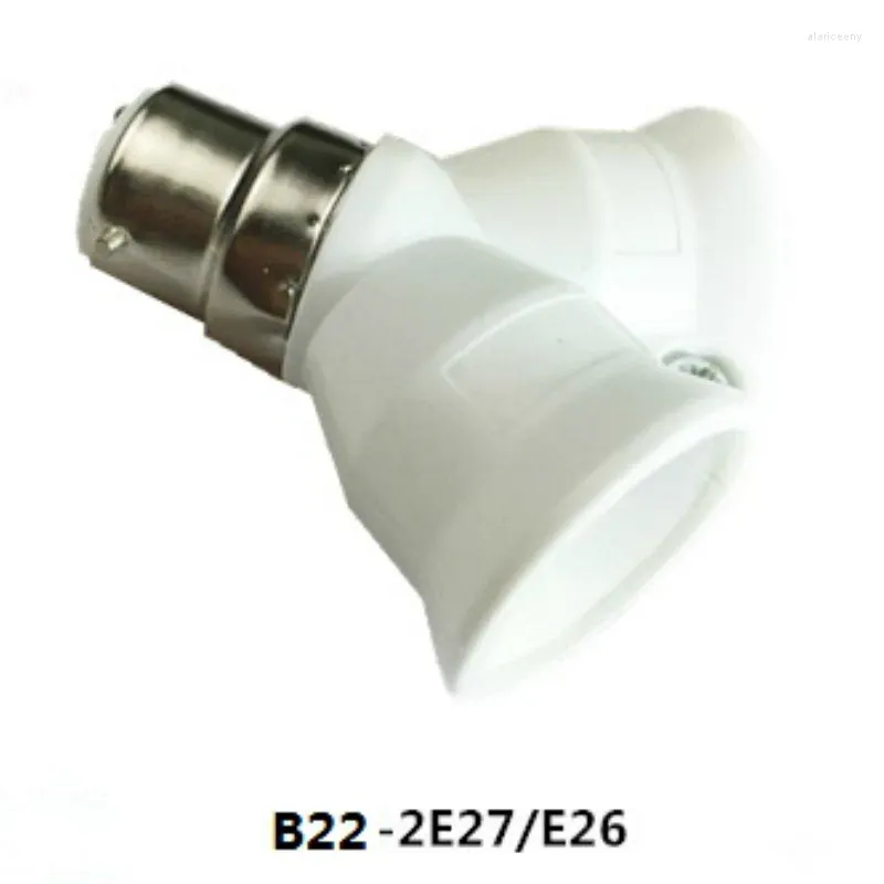 Lamphouders Universele B22 Naar 2E27 Lamp 2 Weg E27 Base Led Licht Houder Lampen Socket Adapter Converter Wit