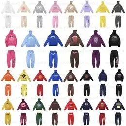 designer mens  hoodie and pants tracksuit young thug spider hoodies womens sweatshirts web printed 555555 graphic y2k hoodies track suits Eu S/M/L/XL