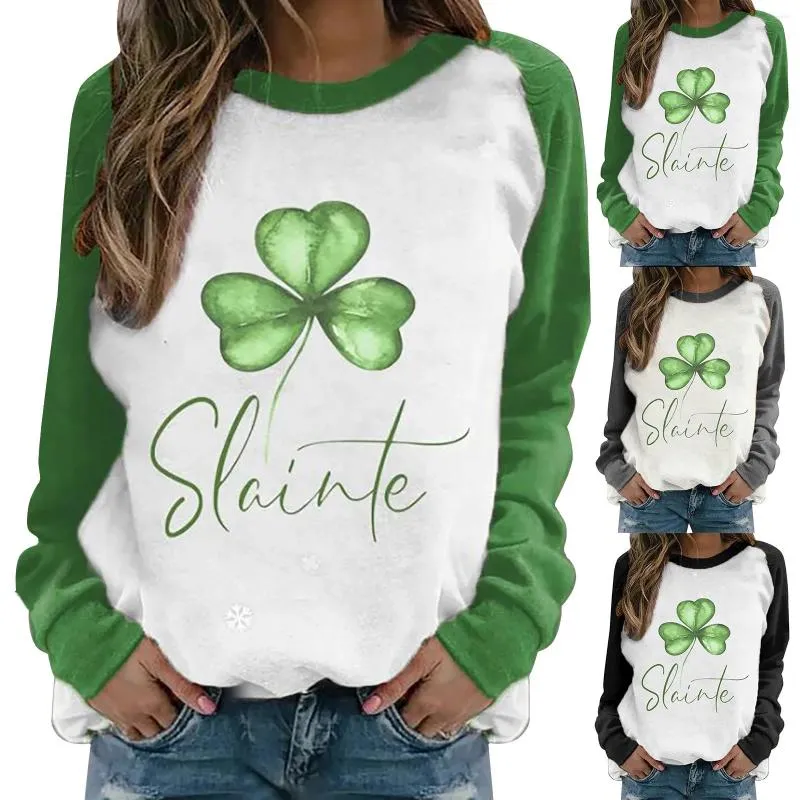 Blusas femininas inglês slainte moda redonda casual quente tops mulheres jaqueta de lã com capuz moletons adolescentes meninas simples