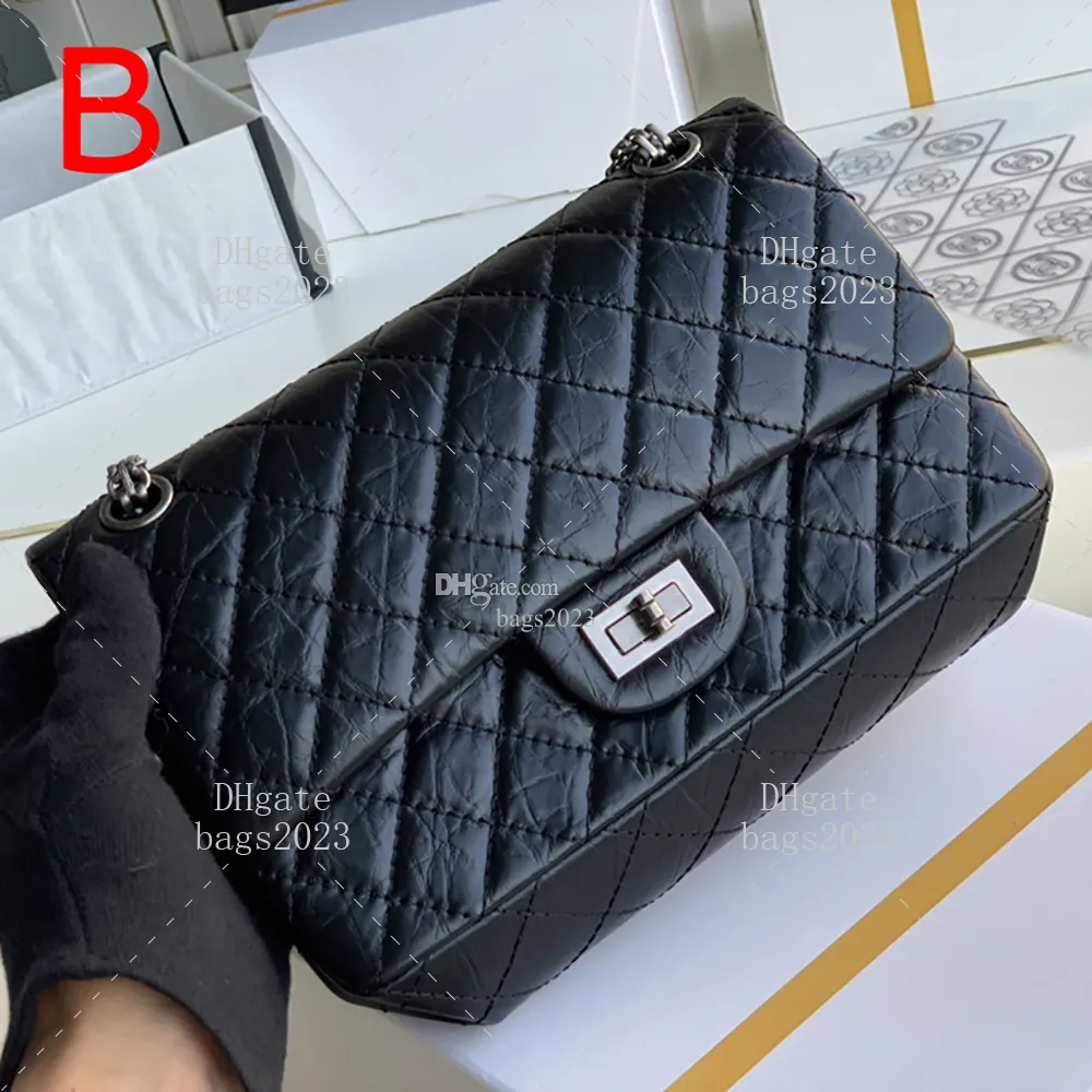 Bolsa de ombro designer 24 cm bolsa crossbody bolsa de corrente de couro genuíno 10a bolsa de aba feminina de alta qualidade com caixa lc021