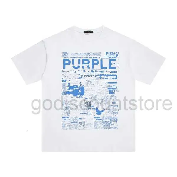 Фиолетовая рубашка Мужская футболка Дизайнерская футболка Графическая футболка Одежда Хлопковые рубашки Граффити Зло Весело Цветной принт Эскиз Картина маслом Узор Street Loose A1 29kk2h