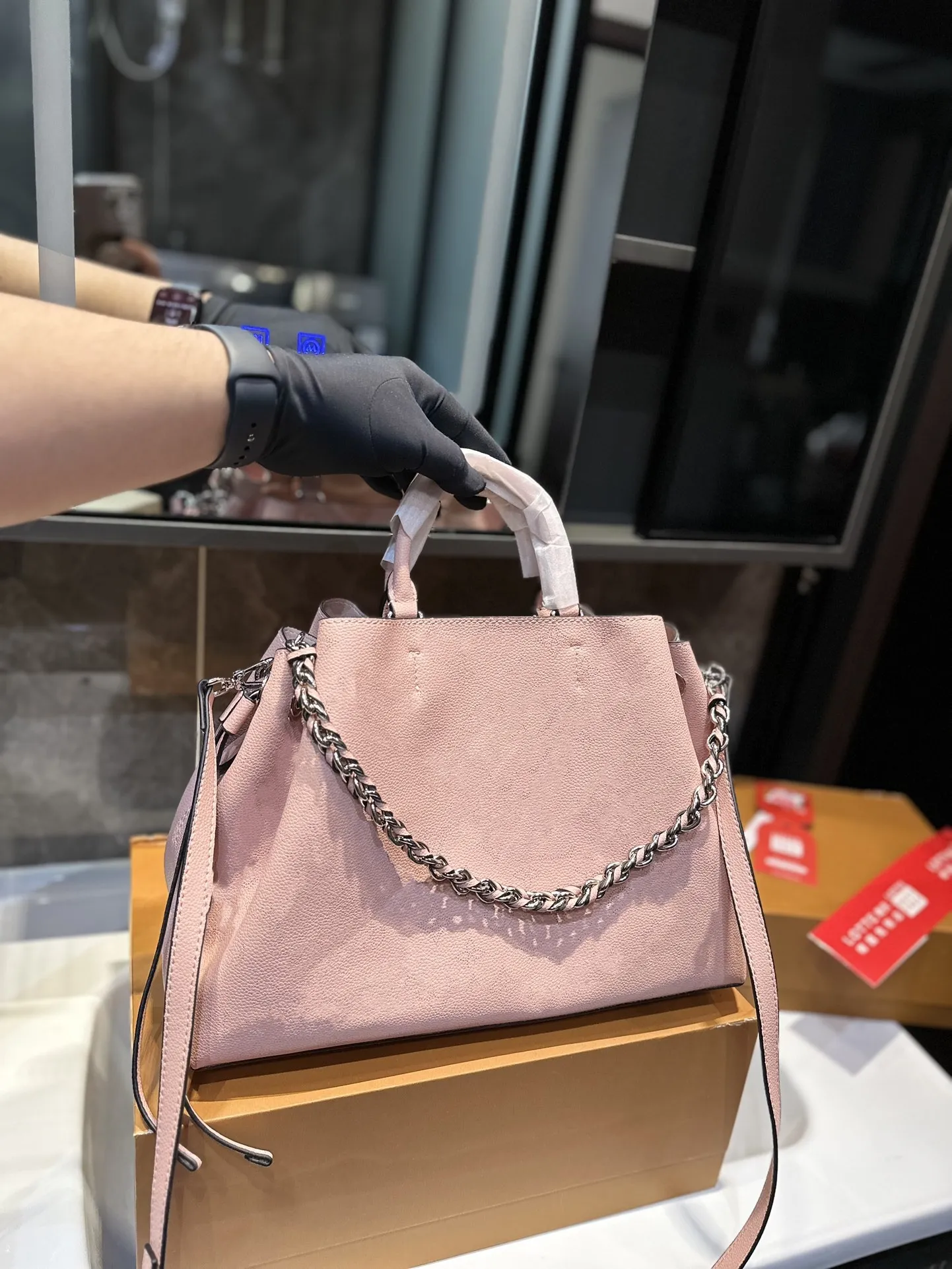 Pura pelle bovina Mahina con coulisse scavata Borsa con coulisse donna Fashion Shopping Cartelle Borse a tracolla borse borse a tracolla borse a tracolla totes portamonete portafoglio