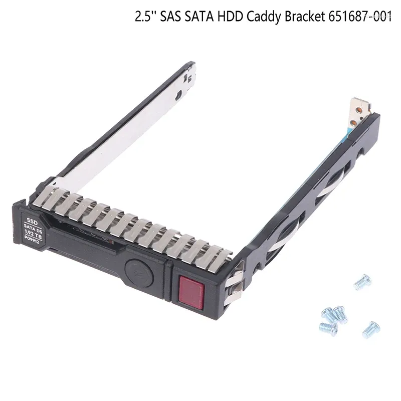 Câbles d'ordinateur 1pcs 2,5 "SFF SAS SATA HDD Plateau Caddy pour HP G8 Gen8 G9 DL380p DL360p