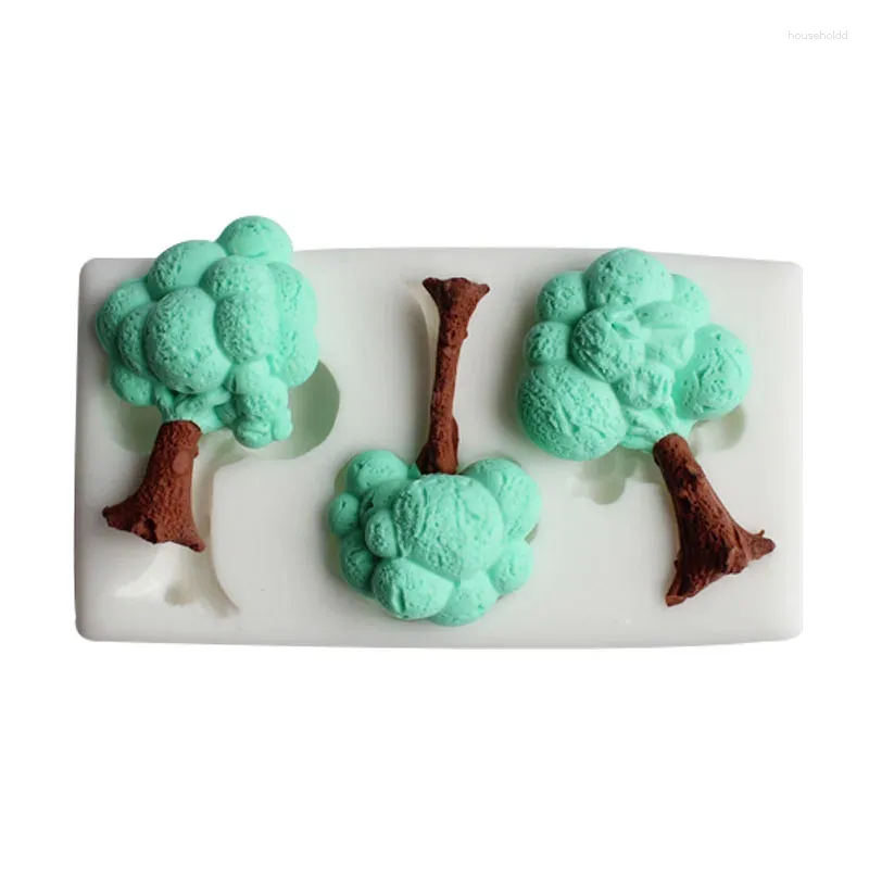 Bakvormen 3D Broodvruchtboom Siliconen Fondant Schimmel Taart Decoreren Chocolade Sugarcraft Schimmel