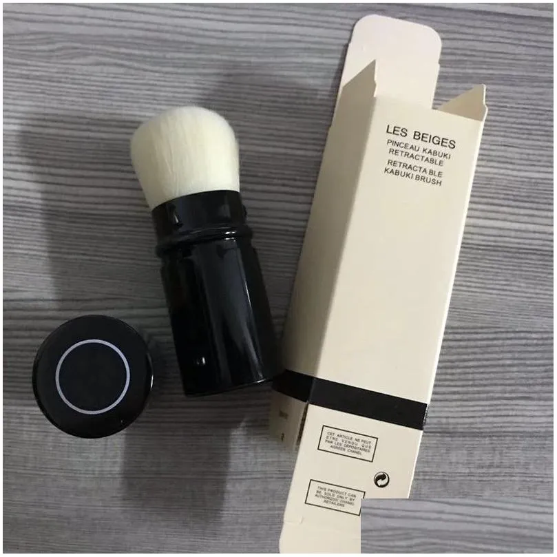 Make-up-Pinsel Epack Les Belges Single Brush Retractable Kabuki mit Retail Box Package Blendersingle Drop Delivery Health Beauty Tool Otxqw