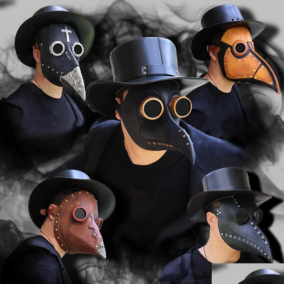 Party Masks Halloween Plague BEAK MASK STIONPunk Tor Cosplay dla mężczyzn Anti Dust Face X0803 Drop dostawa Home Garden Festive S Dhmc8