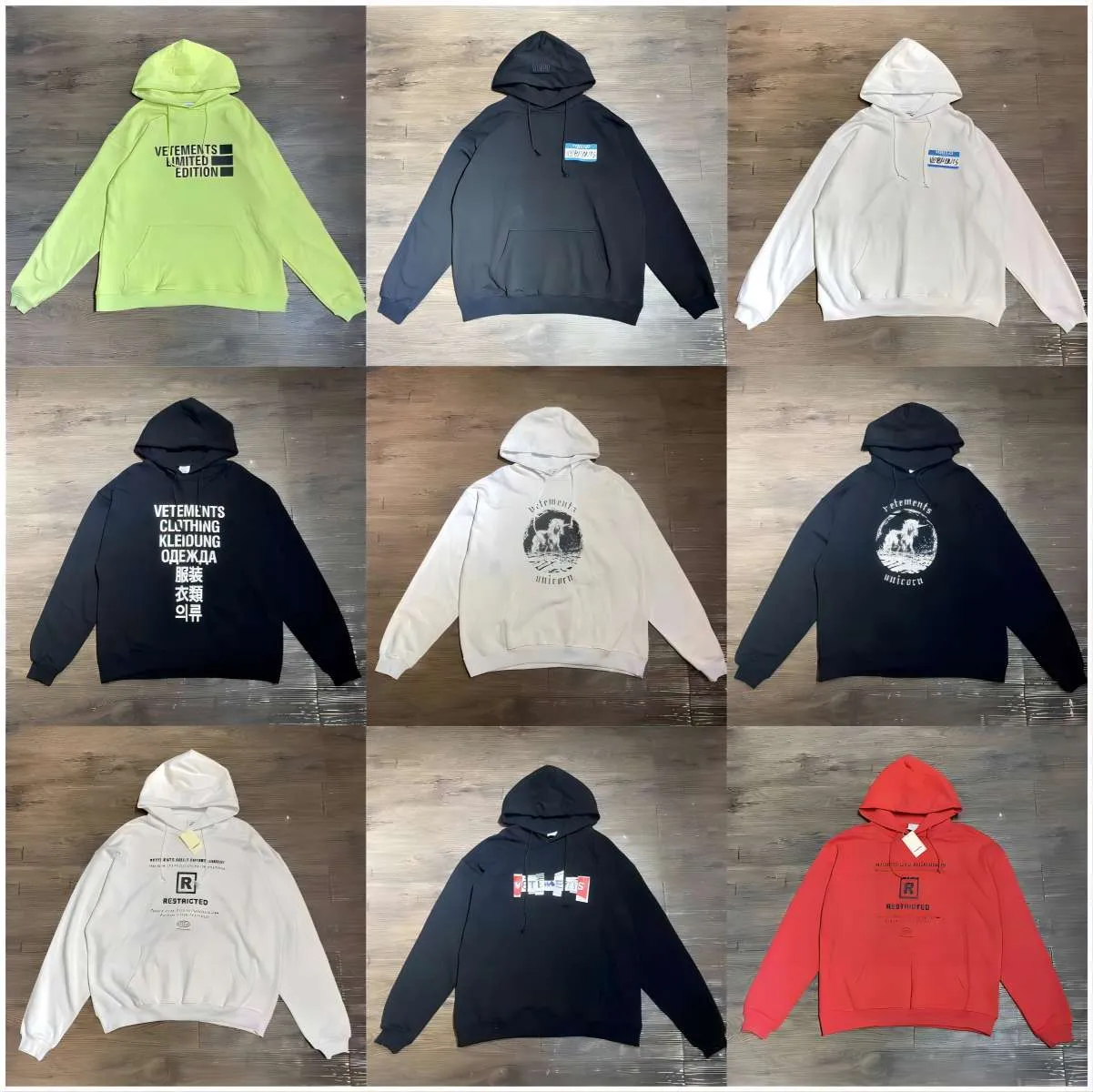 2024 VETEMENTS Hoodie Bordado Letras Impressas Frente e Traseira Moletom Com Capuz Esportivo Masculino a8