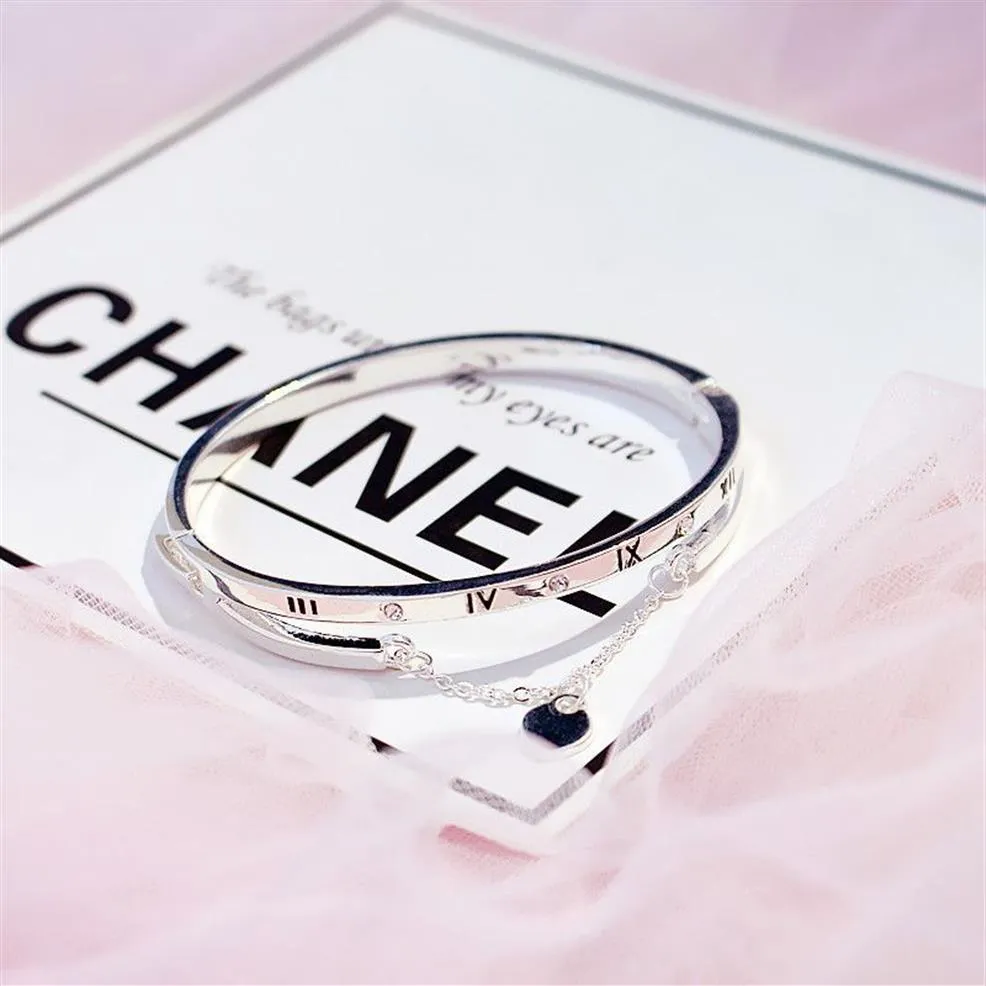 Japan and South Korea Fashion Simple Bracelet Girl Student's Friend Sister's Birthday Gift Personality Couple Clove221Q