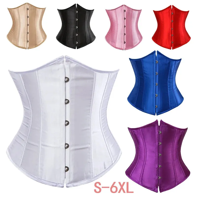 Sexy gothique taille fermeture buste corset et taille corset haut forme d'entraînement ceinture ajustée taille sous-vêtements S-6XL 240122