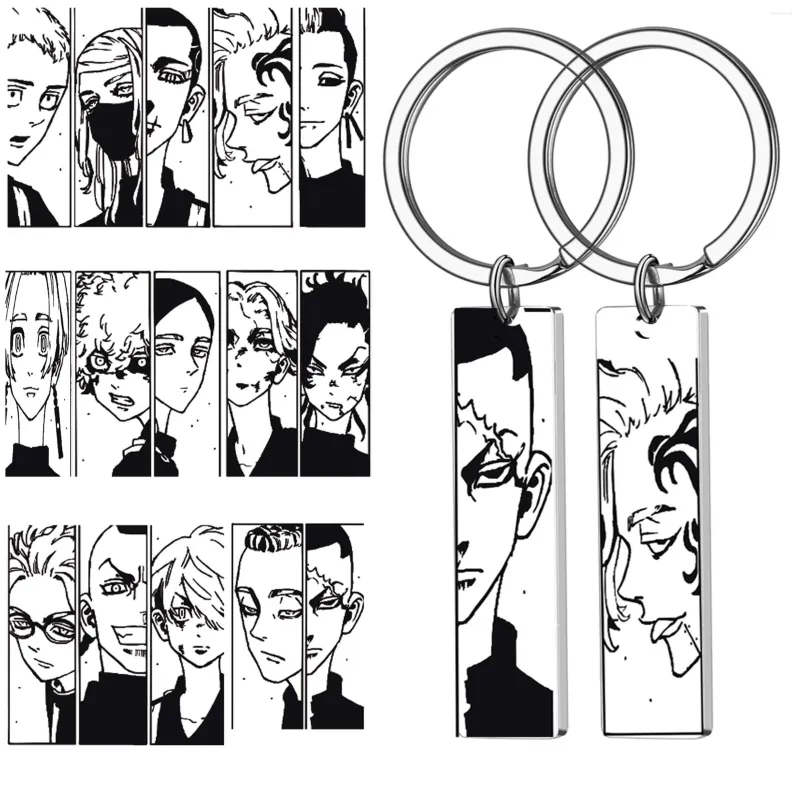 Sleutelhangers Tokyo Revengers Anime Avengers Cosplay RVS sleutelhanger Manjiro Ken Takemichi Hinata Atsushi Chibi Kawaii tas sleutelhanger