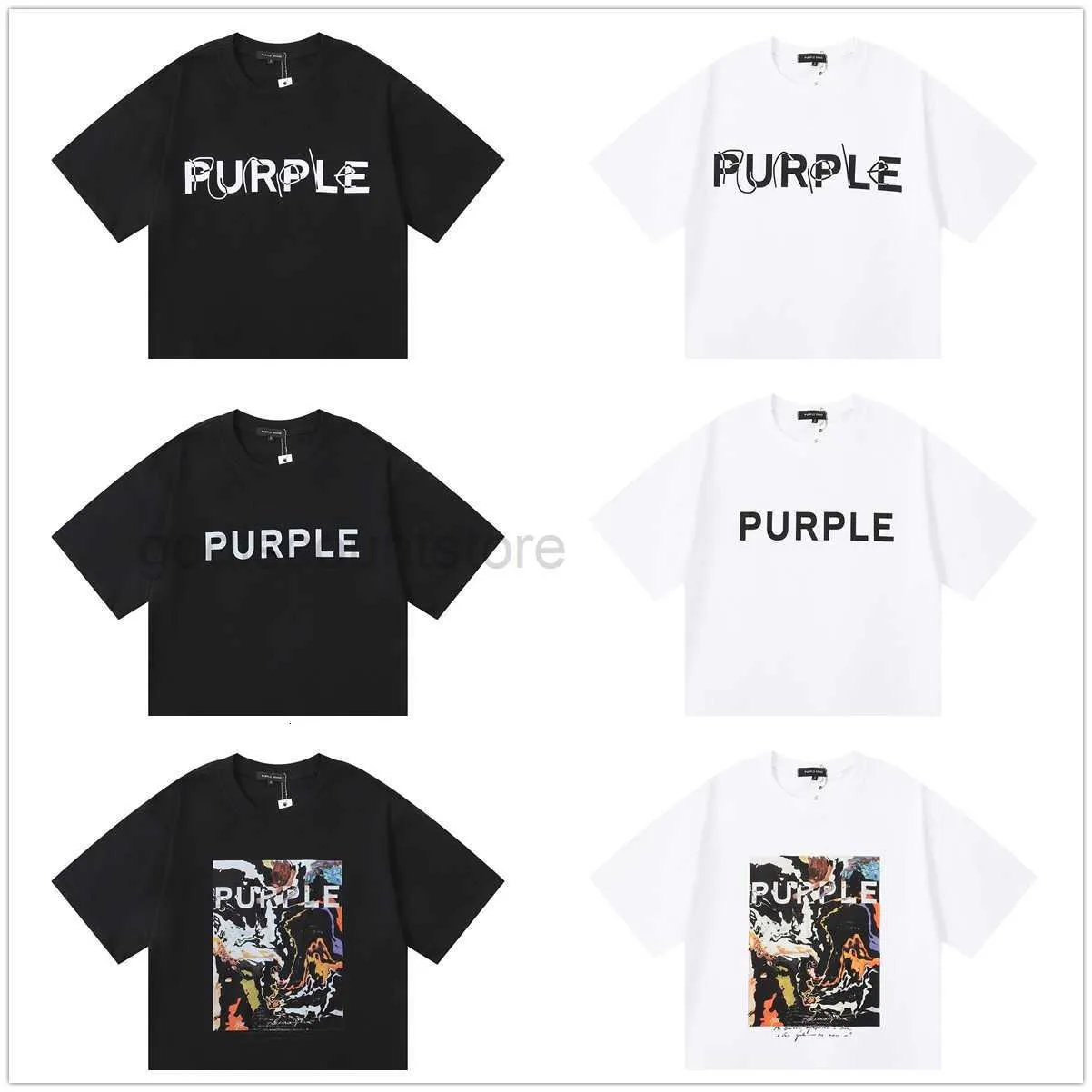 Camisa púrpura Marca Camisetas Hombres Mujeres T S M L XL 2023 Nuevo estilo Ropa Diseñador Gráfico Teefou8