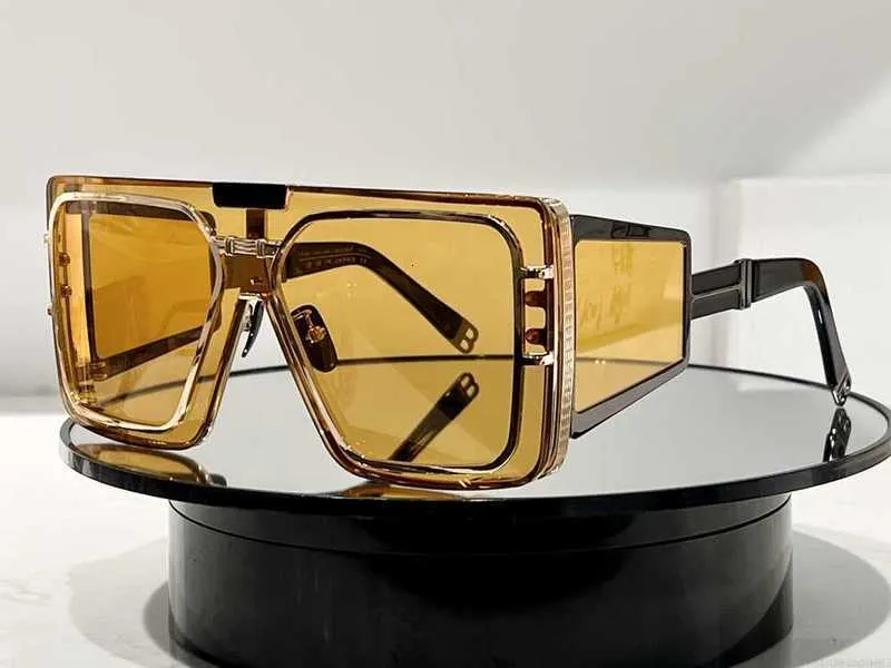Óculos de sol óculos de sol para homens e mulheres estilo verão bps 102a anti-ultravioleta retro forma placa quadro completo moda óculos caixa aleatória 102 q006