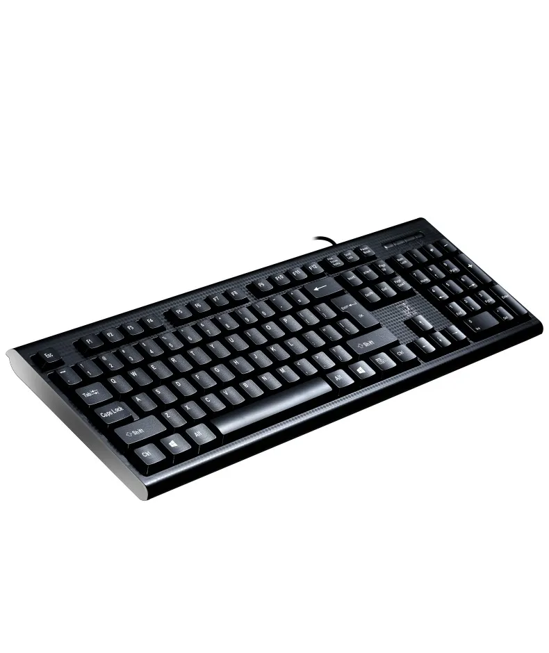 ZK20 Teclado de computador USB/PS/2 Notebook Universal Office Teclado único com fio