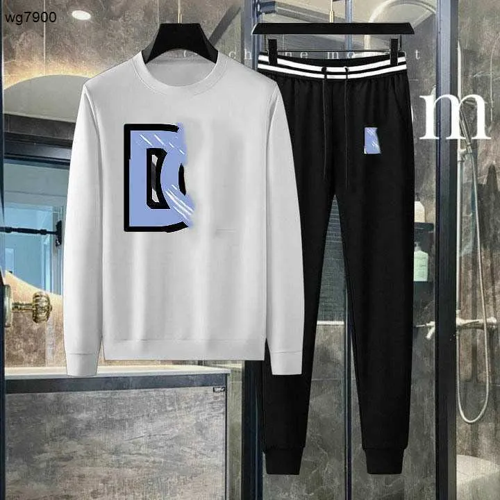 Designer hoodie homens roupas de marca para mens primavera treino moda logotipo impressão de manga comprida homem camisola estudante conjunto de duas peças 31 de janeiro