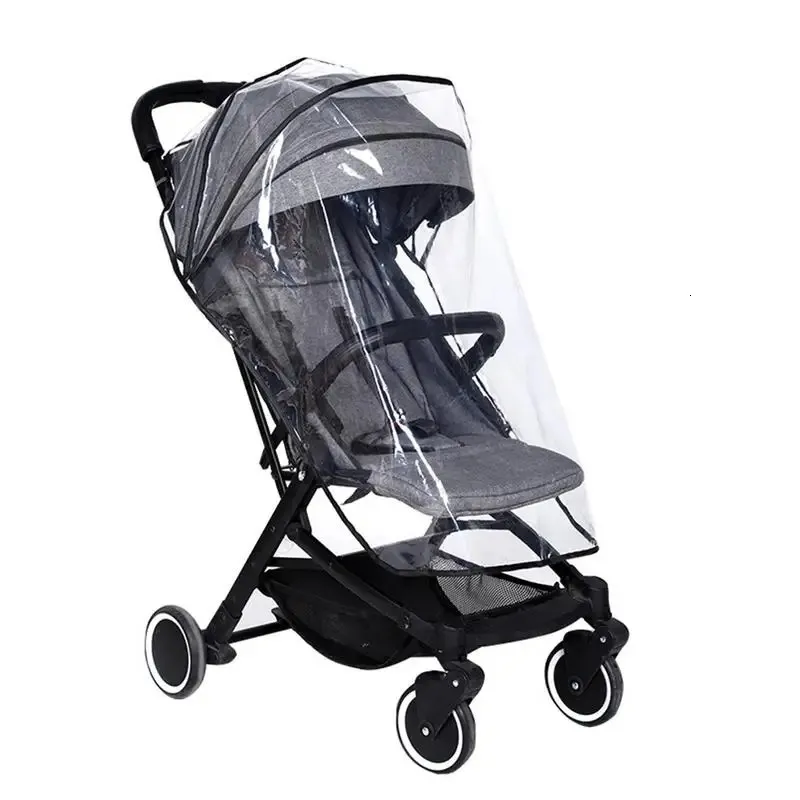 Universal Stroller Rain Cover - Clear Weather Shield For Baby Protection